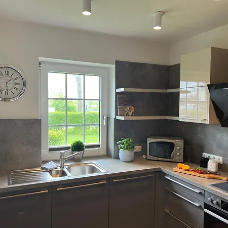 公寓 Appartementhaus Seewind 比苏姆